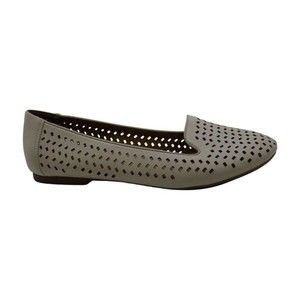 STYLE & COMPANY Alyson Gray Perforated Alyson Slip On Flat Loafers Women's 6.5M